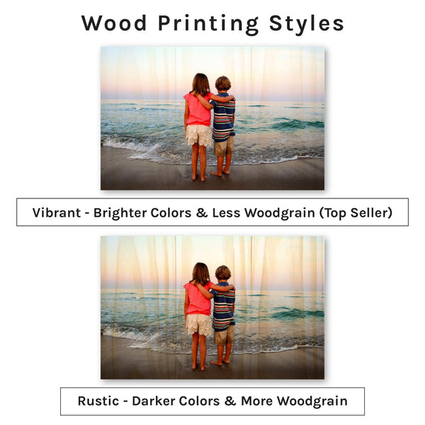 14 x 10.5 Planked Wood Print