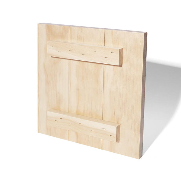 10.5 x 10.5 Planked Wood Print - Wood Print - Plak That Printing Company