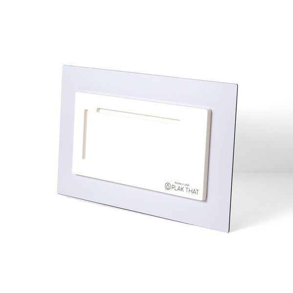 18.5 x 27.5 White Metal Print - Metal Print - Plak That Printing Company