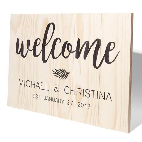 Wedding Welcome Sign