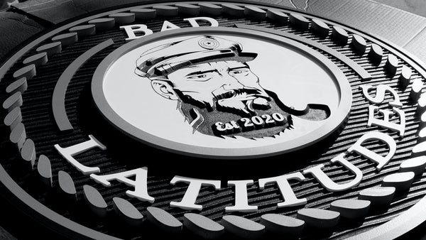 Custom Layered Azek Sign for Bad Latitudes in Ocean City Maryland