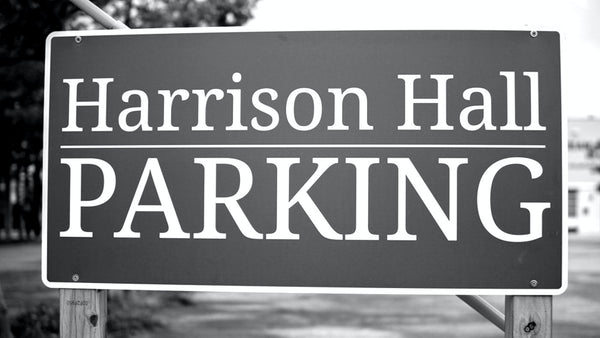Harrison Sign Harrison Hall – Plak That