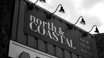 Aluminum Commercial Sign for North and Coastal Salon in Ocean City Maryland