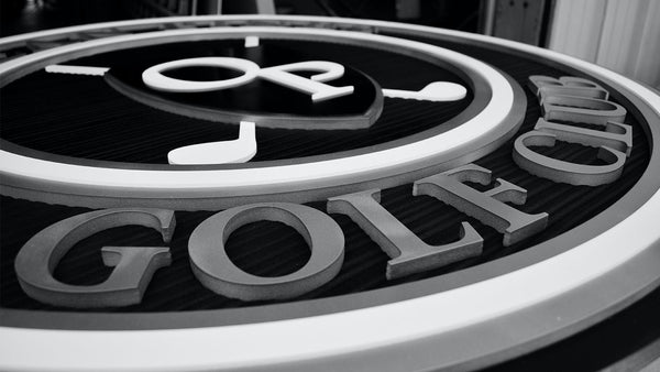 Textured 3D Azek Sign for Ocean Pines Golf Club in Maryland