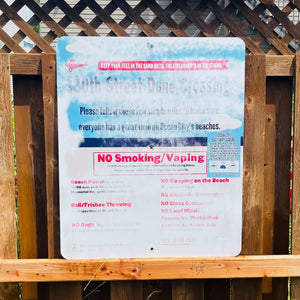 130th Street - Dune Crossing / Beach Access Sign