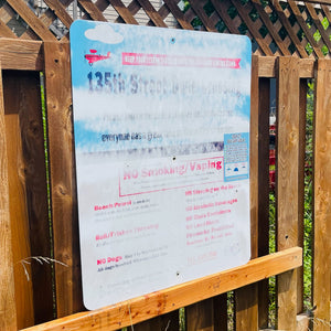 135th Street - Dune Crossing / Beach Access Sign