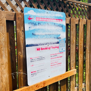 136th Street - Dune Crossing / Beach Access Sign