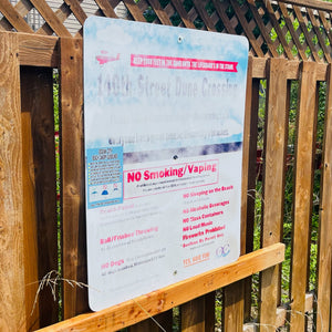 140th Street - Dune Crossing / Beach Access Sign
