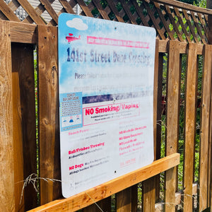 141st Street - Dune Crossing / Beach Access Sign