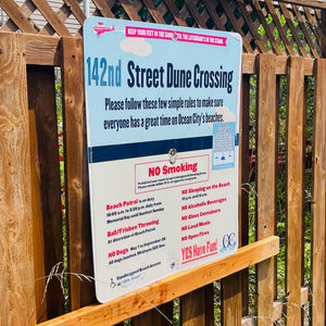 142nd Street - Dune Crossing / Beach Access Sign