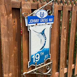 19th Street (Johnny Unitas Way) - Boardwalk Street Number Sign