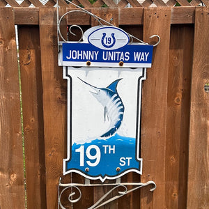 19th Street (Johnny Unitas Way) - Boardwalk Street Number Sign