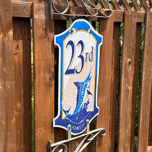 23rd Street - Boardwalk Street Number Sign
