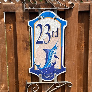 23rd Street - Boardwalk Street Number Sign