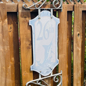 26th Street - Boardwalk Street Number Sign