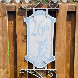 26th Street - Boardwalk Street Number Sign
