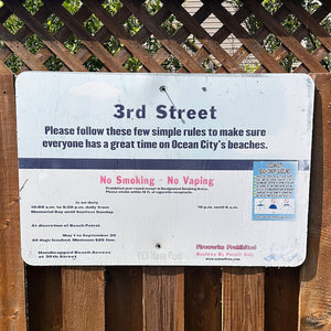 3rd Street - Dune Crossing / Beach Access Sign