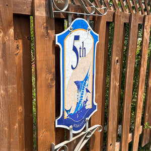 5th Street - Boardwalk Street Number Sign