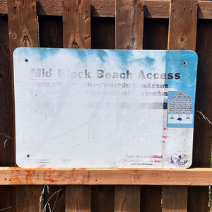 Midblock - Dune Crossing / Beach Access Sign