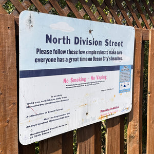 North Division Street - Dune Crossing / Beach Access Sign