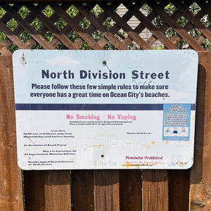 North Division Street - Dune Crossing / Beach Access Sign