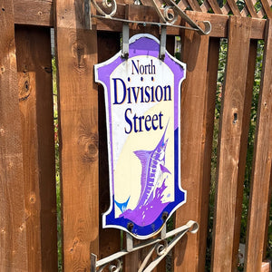 North Division Street - Boardwalk Street Number Sign