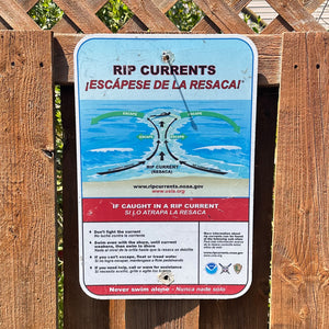 Rip Current Sign