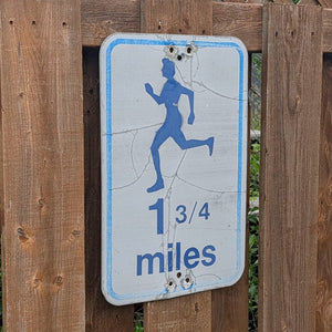 1 3/4 miles - Trail Marker Sign (Male)