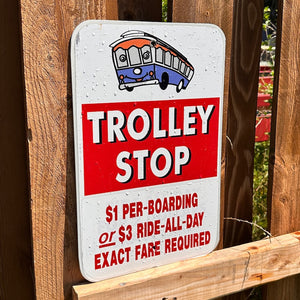 Trolley Stop Sign #2