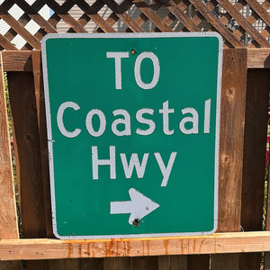 Coastal Highway Road Sign - #2