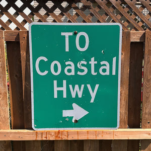 Coastal Highway Road Sign - #1