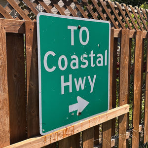 Coastal Highway Road Sign - #1
