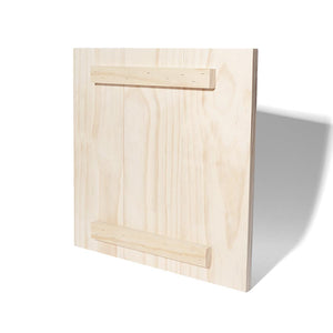 16.5 x 16.5 Planked Wood Print - Wood Print - Plak That Printing Company