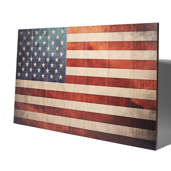 23.5 x 38.5 Planked Wood Print - Wood Print - Plak That Printing Company